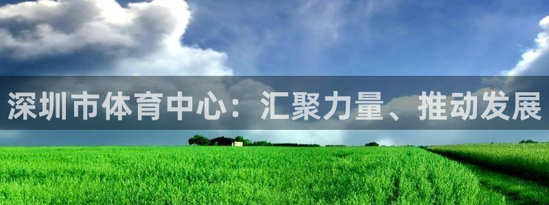 深圳市体育中心：汇聚力量、推动发展