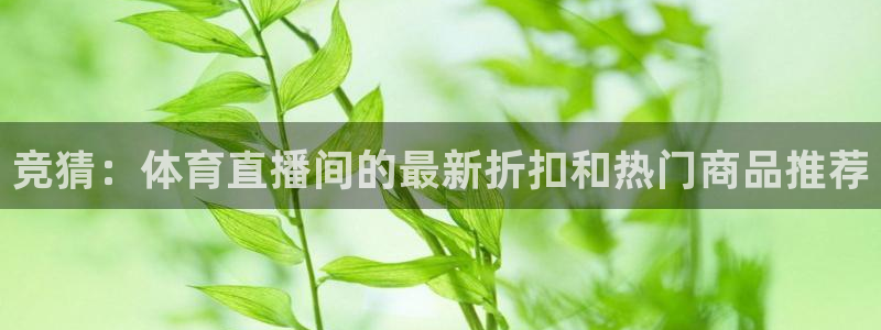 竞猜：体育直播间的最新折扣和热门商品推荐