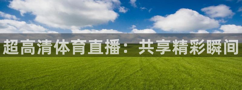 超高清体育直播：共享精彩瞬间