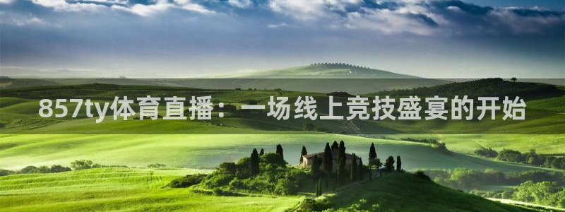 857ty体育直播：一场线上竞技盛宴的开始